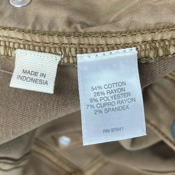 NWT J.Jill Slim Ankle Pants in Light Camel Size 10 - Picture 7 of 8